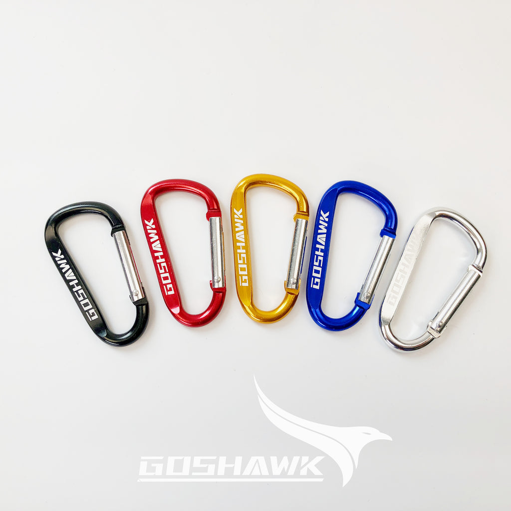 D-Ring Clip Key Ring Holder Cables Hiking Hook Lock Camp Camping Carabiner  – Goshawk-Hiking